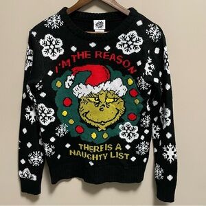 The Grinch Ugly Christmas Swearer Festive Size Small